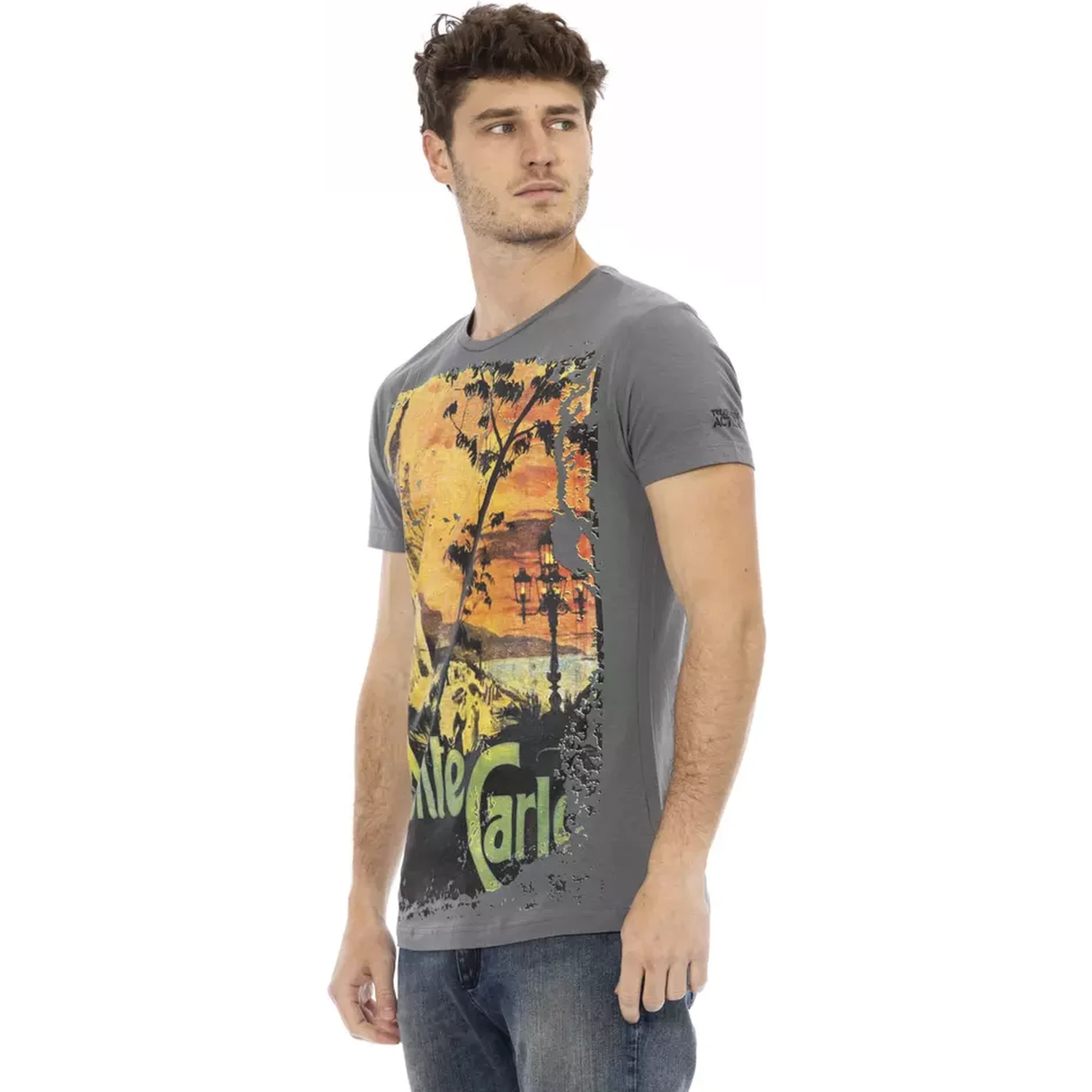 Gray Cotton T-Shirt