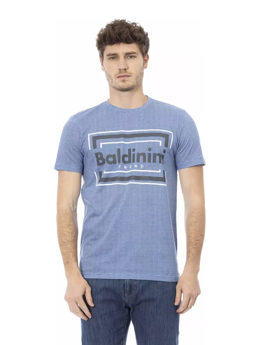 Light Blue Cotton T-Shirt