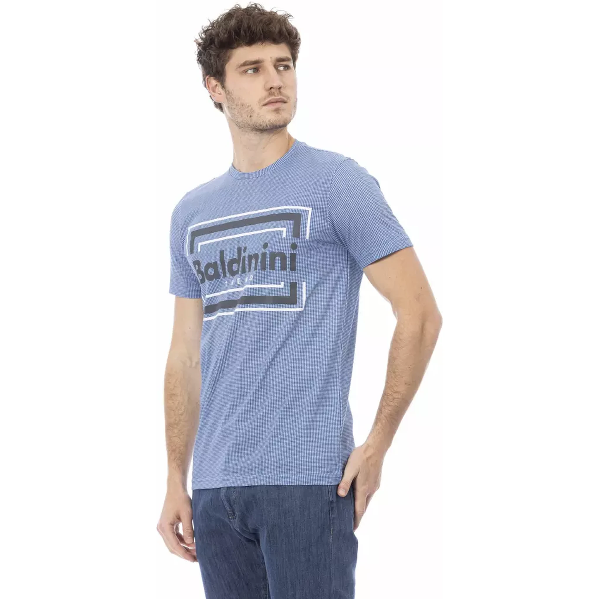 Light Blue Cotton T-Shirt
