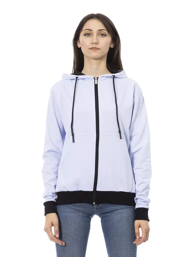 Purple Cotton Sweatshirt