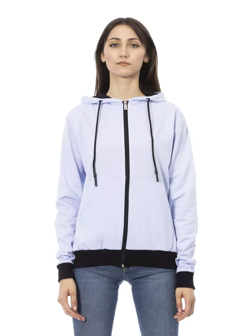 Purple Cotton Sweatshirt