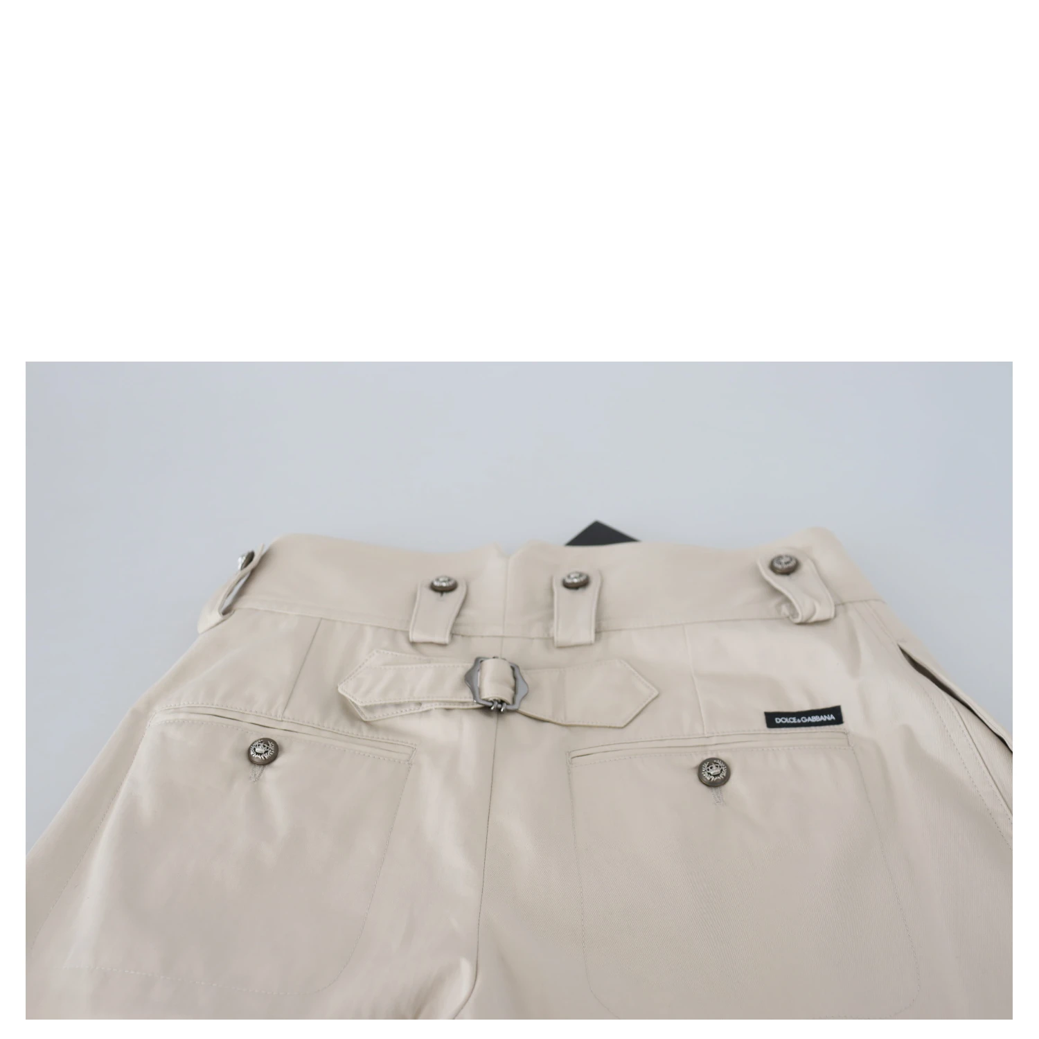 Beige High Waist Women Pants