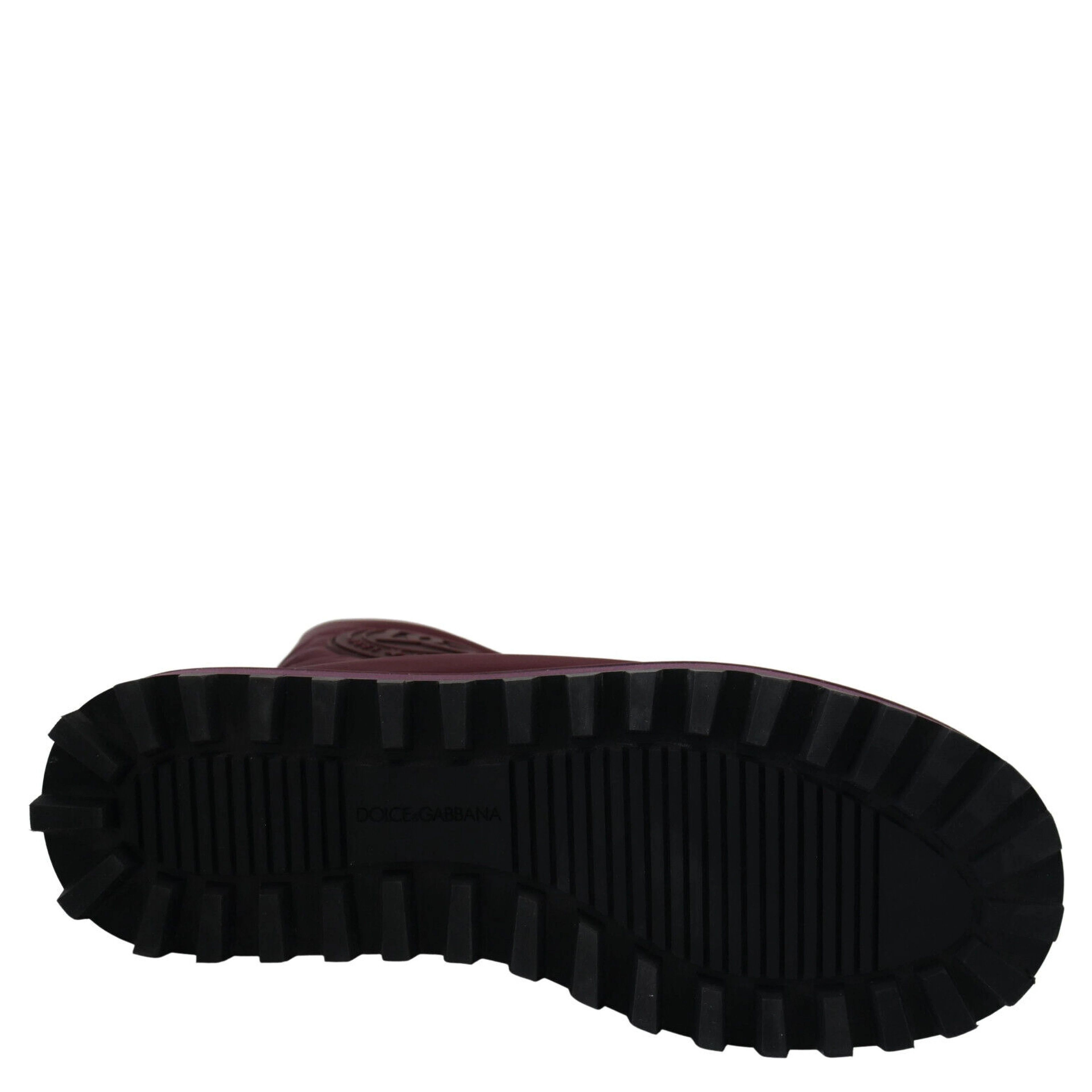 Bordeaux Nylon Boots Padded Mid Shoes