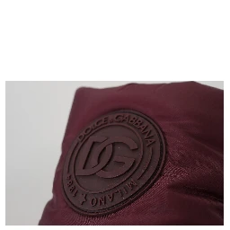 Bordeaux Nylon Boots Padded Mid Shoes