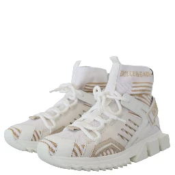 White Beige Sorrento Sneakers Shoes