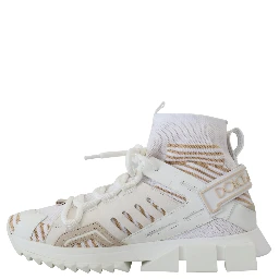 White Beige Sorrento Sneakers Shoes