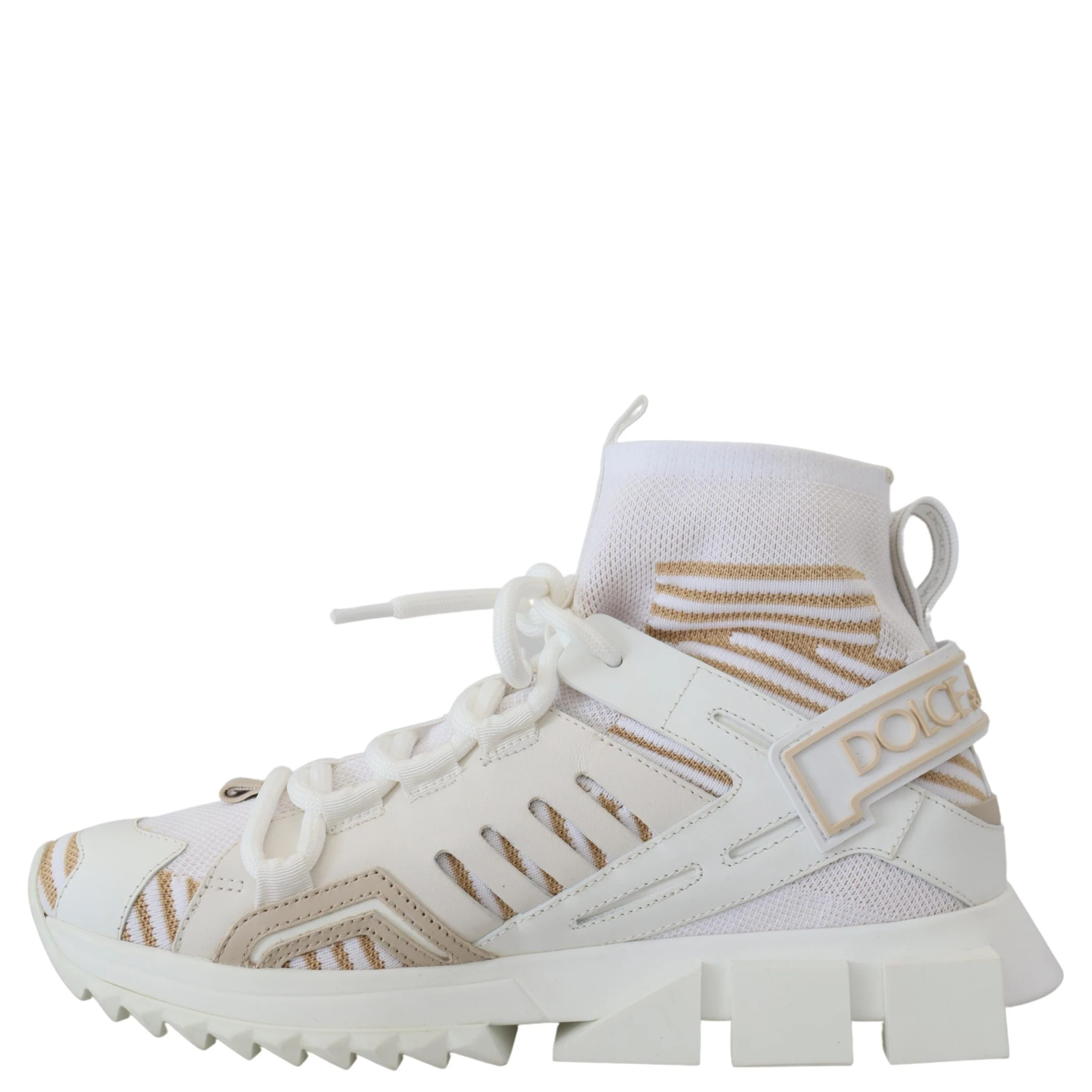 White Beige Sorrento Sneakers Shoes
