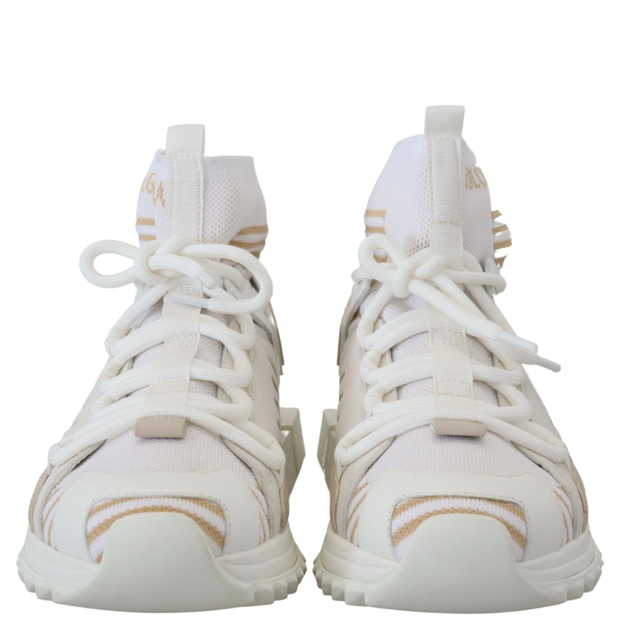 White Beige Sorrento Sneakers Shoes