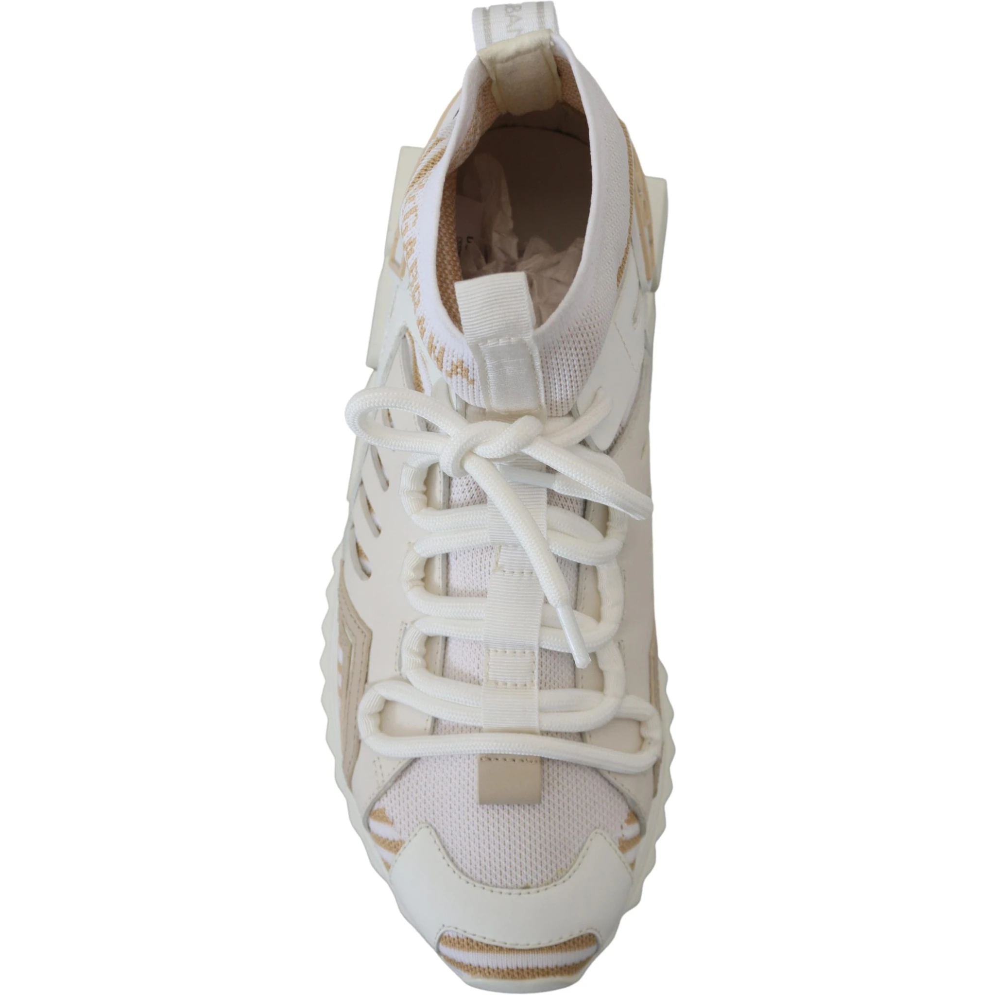 White Beige Sorrento Sneakers Shoes