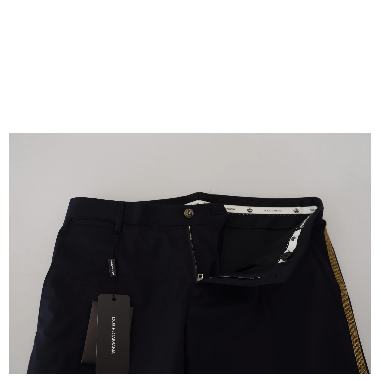 Black Wool Slim Formal Pants