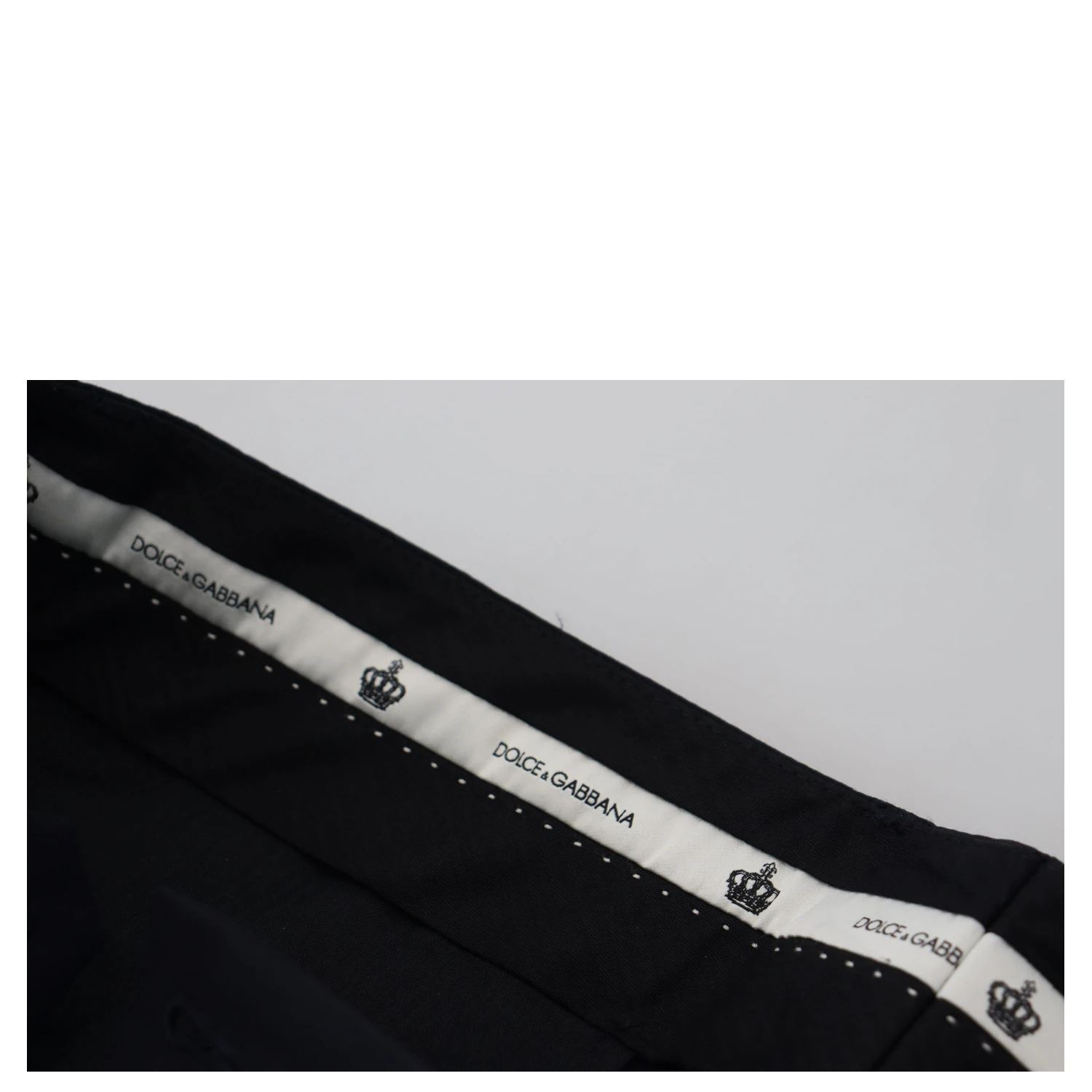 Black Wool Slim Formal Pants