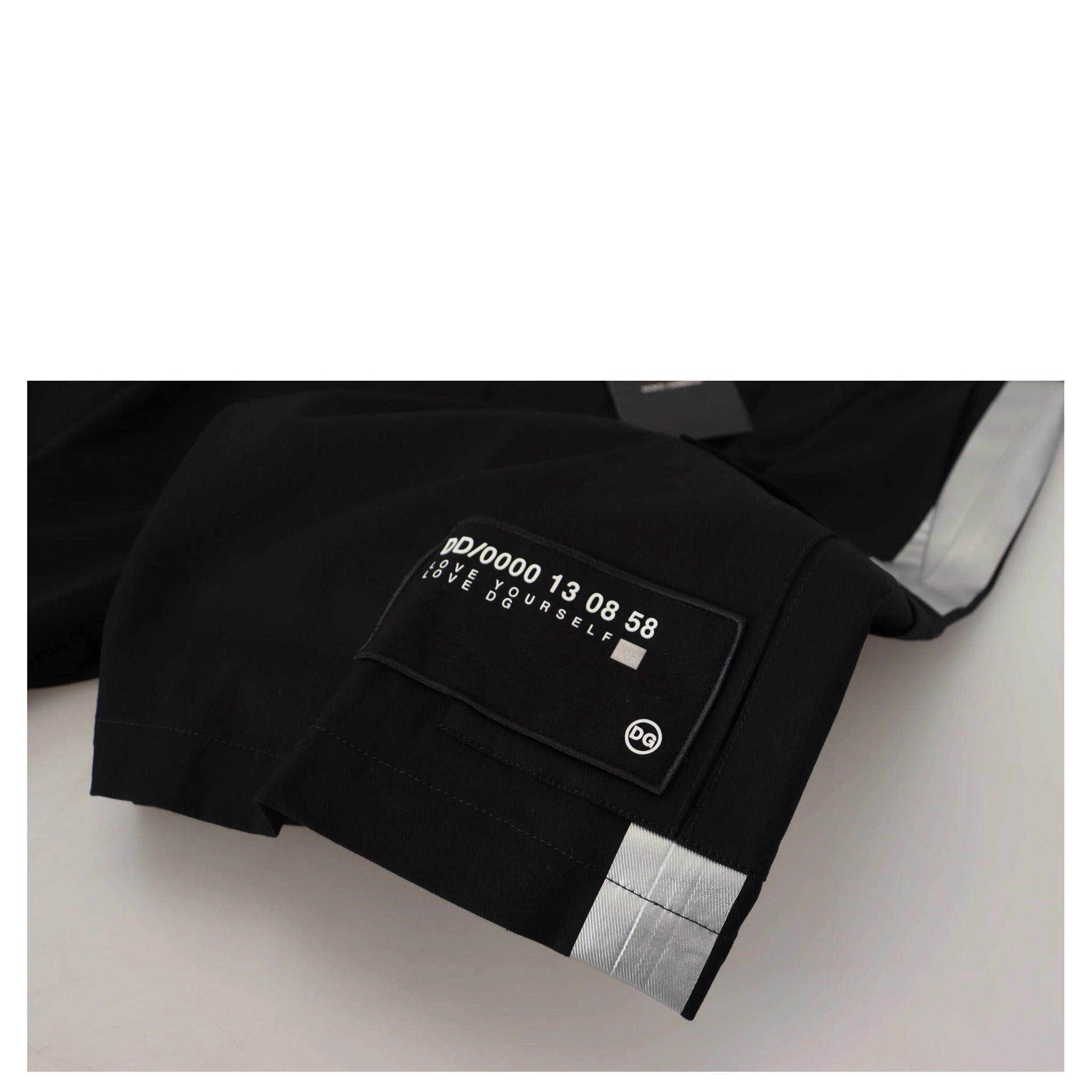 Black Bermuda Cargo Casual Shorts