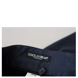 Blue Bermuda Low Waist Men Shorts