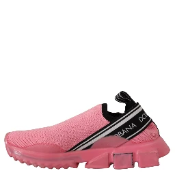 Pink Low Top Slip On Casual Sorrento Sneakers