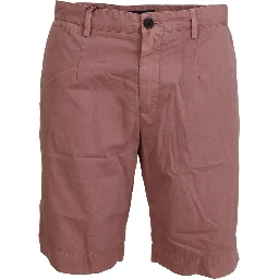 Pink Chinos Cotton Casual Mens Shorts