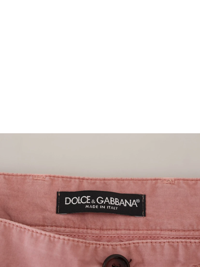 Pink Chinos Cotton Casual Mens Shorts