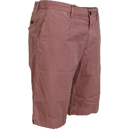 Pink Chinos Cotton Casual Mens Shorts
