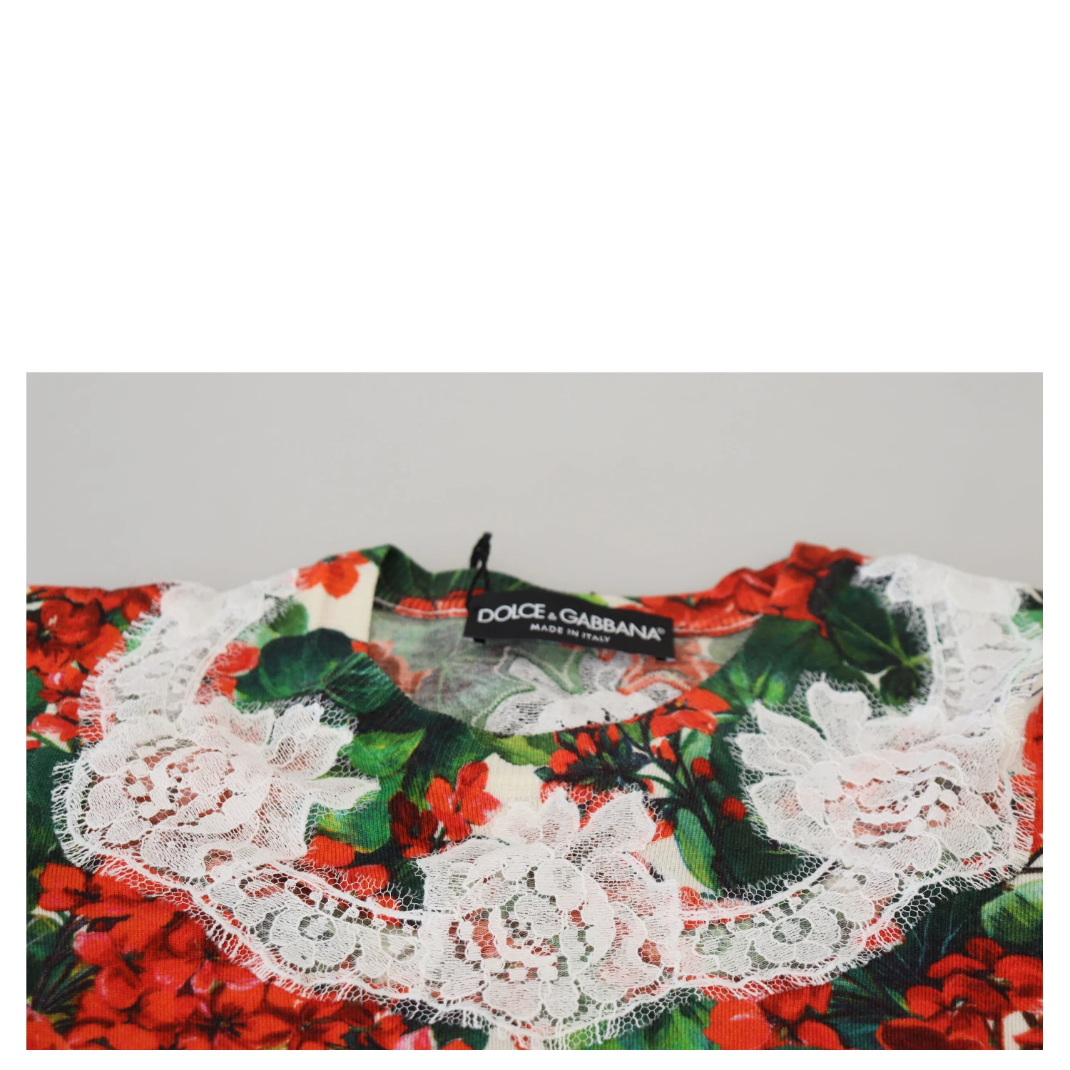 White Floral Wool Lace Vest Tank Top
