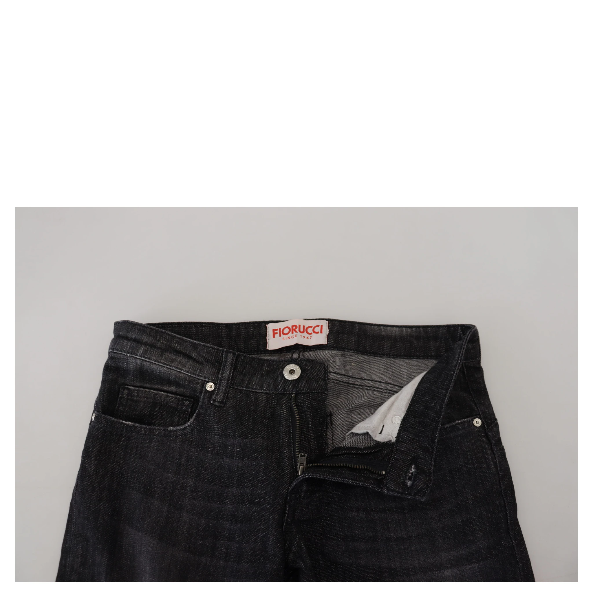 Black Cotton Low Waist Skinny Women Casual Jeans