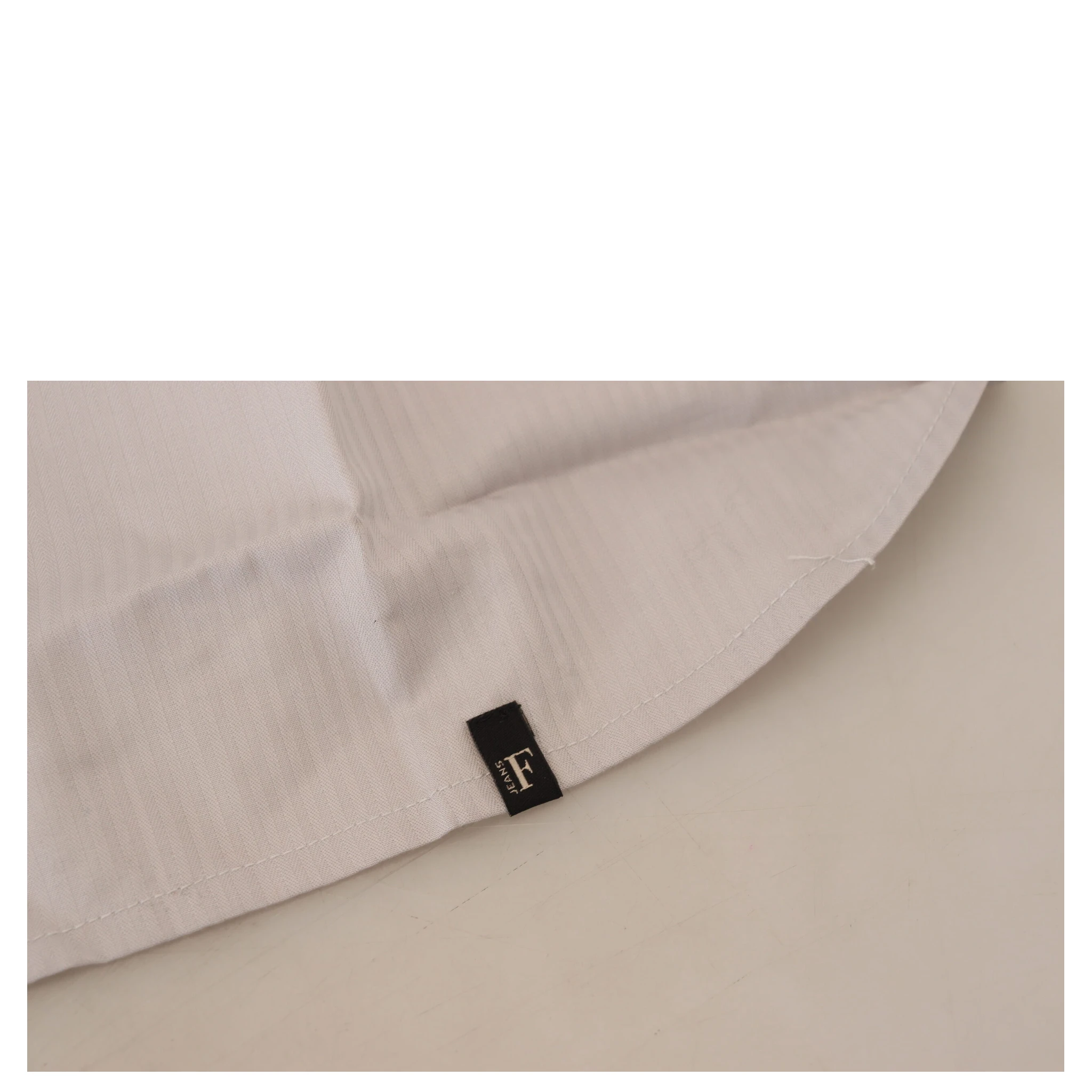 Light Gray Stripes Cotton Sleeveless Collared Top