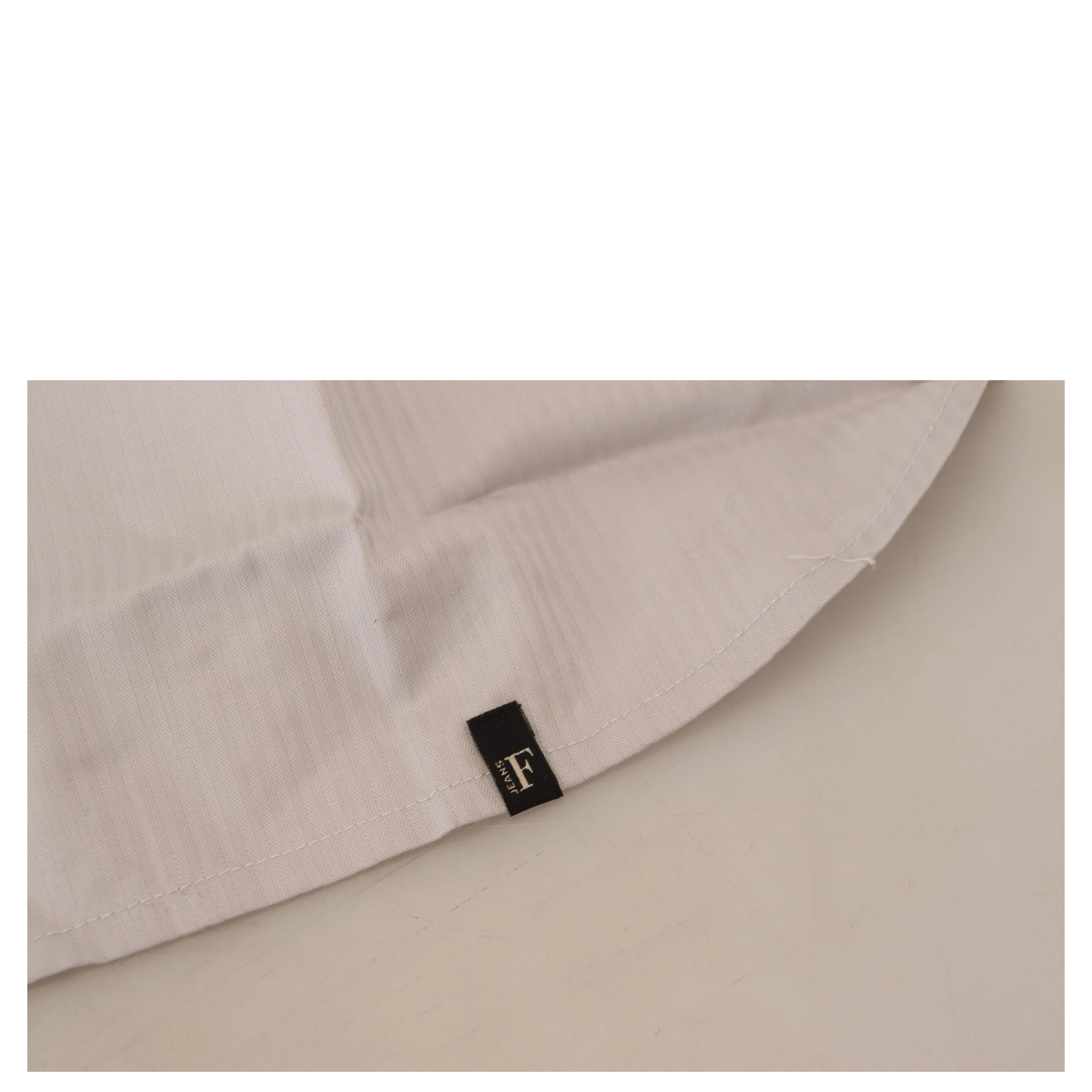 Light Gray Stripes Cotton Sleeveless Collared Top