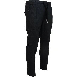 Gray Cotton Jogger Men Pants