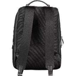 Black Polyester Backpack
