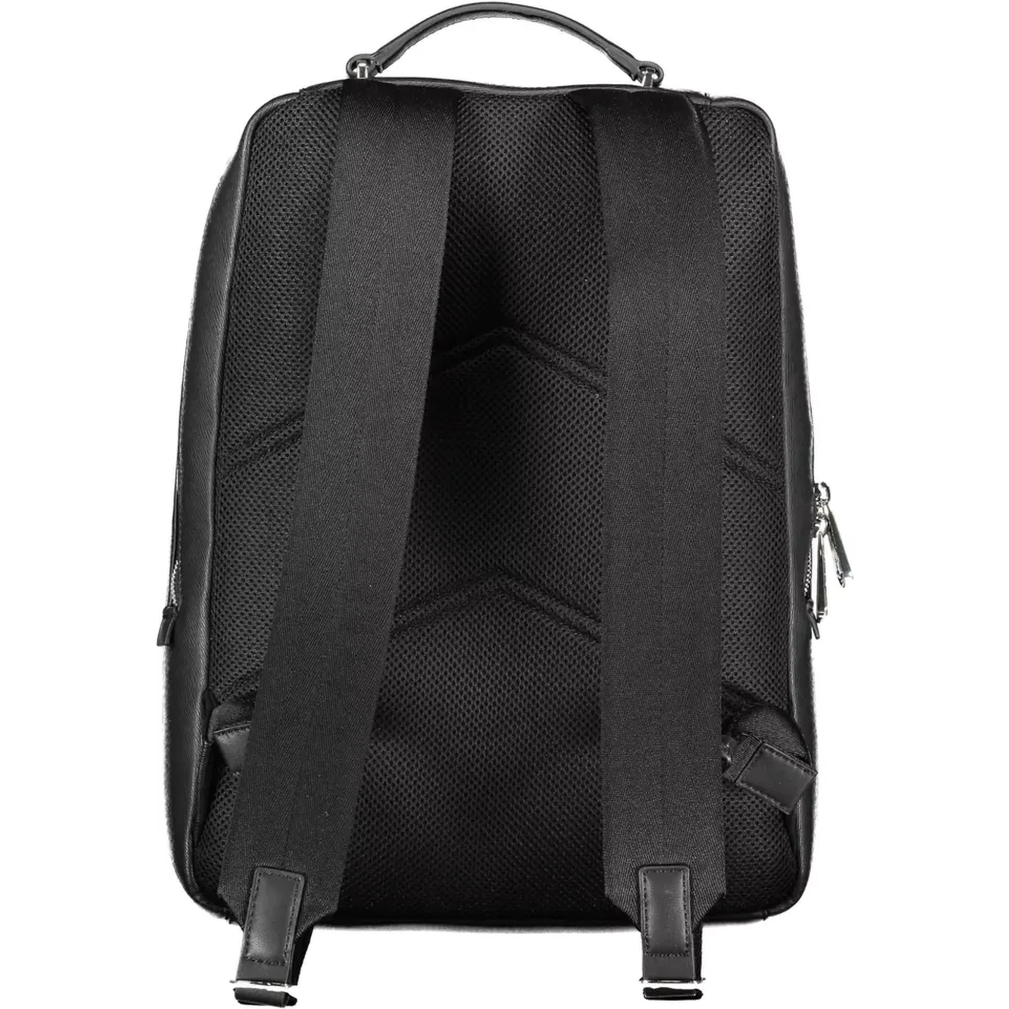 Black Polyester Backpack