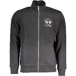 سويت شيرت قطني أسود