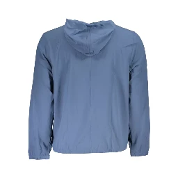 Blue Polyester Sweatshirt