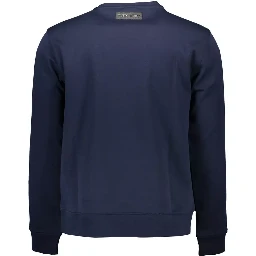 Blue Cotton Sweatshirt