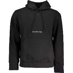 Black Cotton Sweatshirt