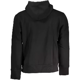 Black Cotton Sweatshirt