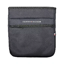 Blue Polyester Shoulder Bag