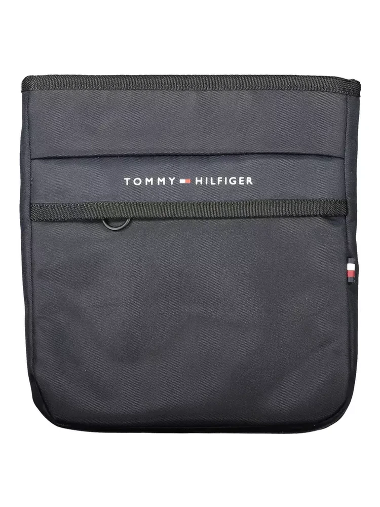 Blue Polyester Shoulder Bag