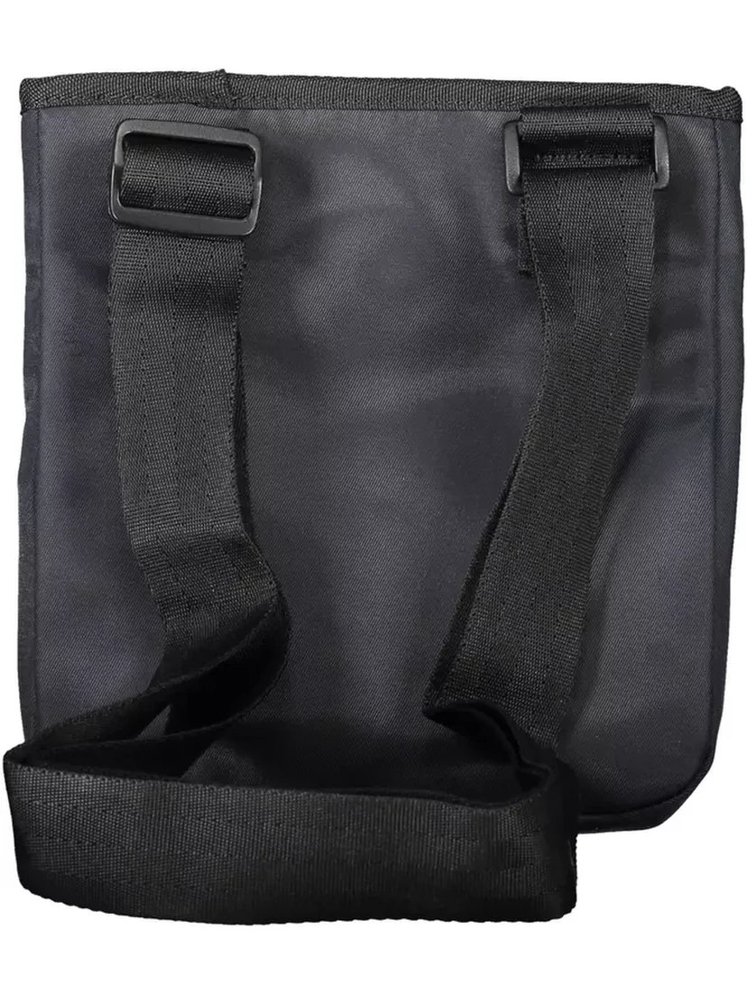 Blue Polyester Shoulder Bag