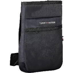 Blue Polyester Shoulder Bag