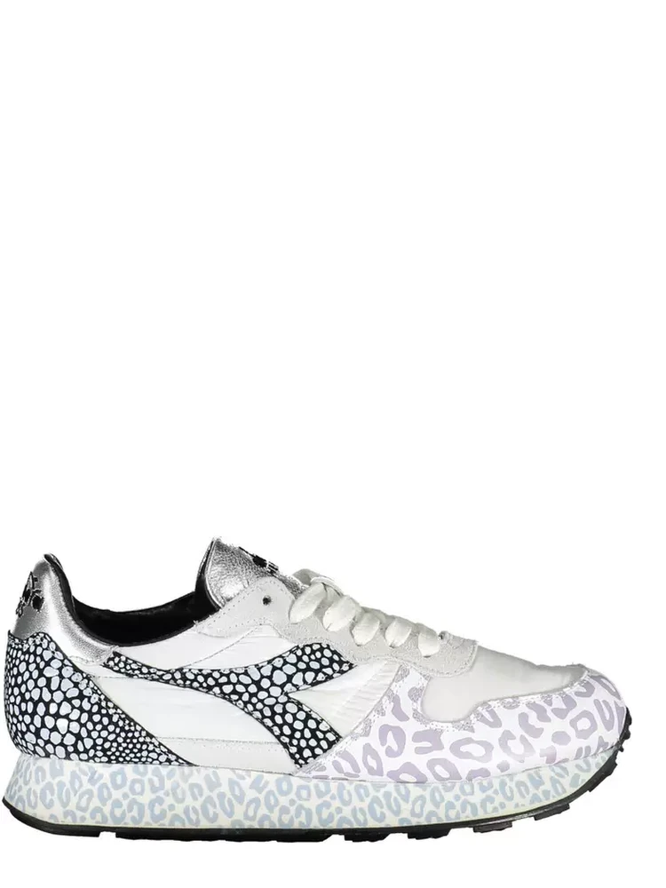 White Fabric Sneaker