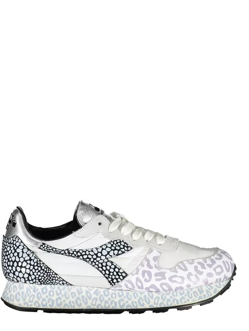 White Fabric Sneaker