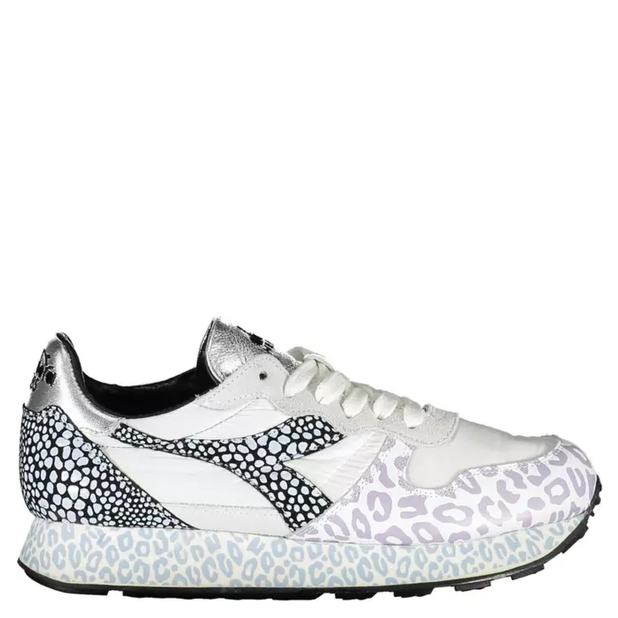 White Fabric Sneaker