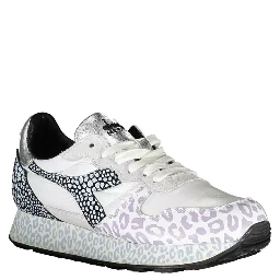 White Fabric Sneaker