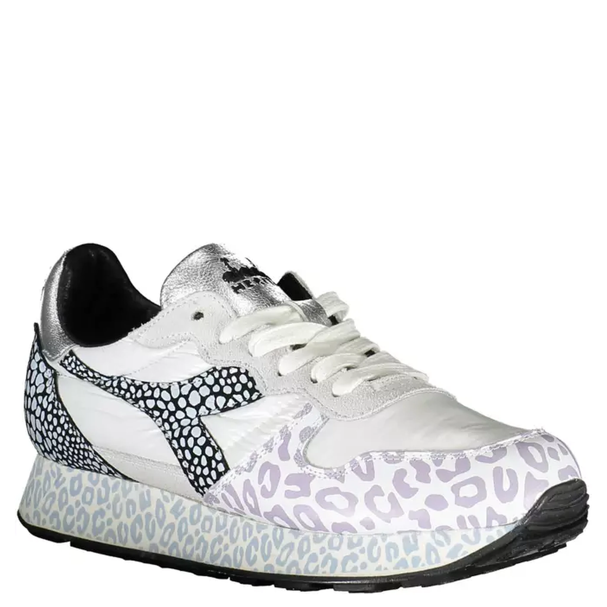 White Fabric Sneaker