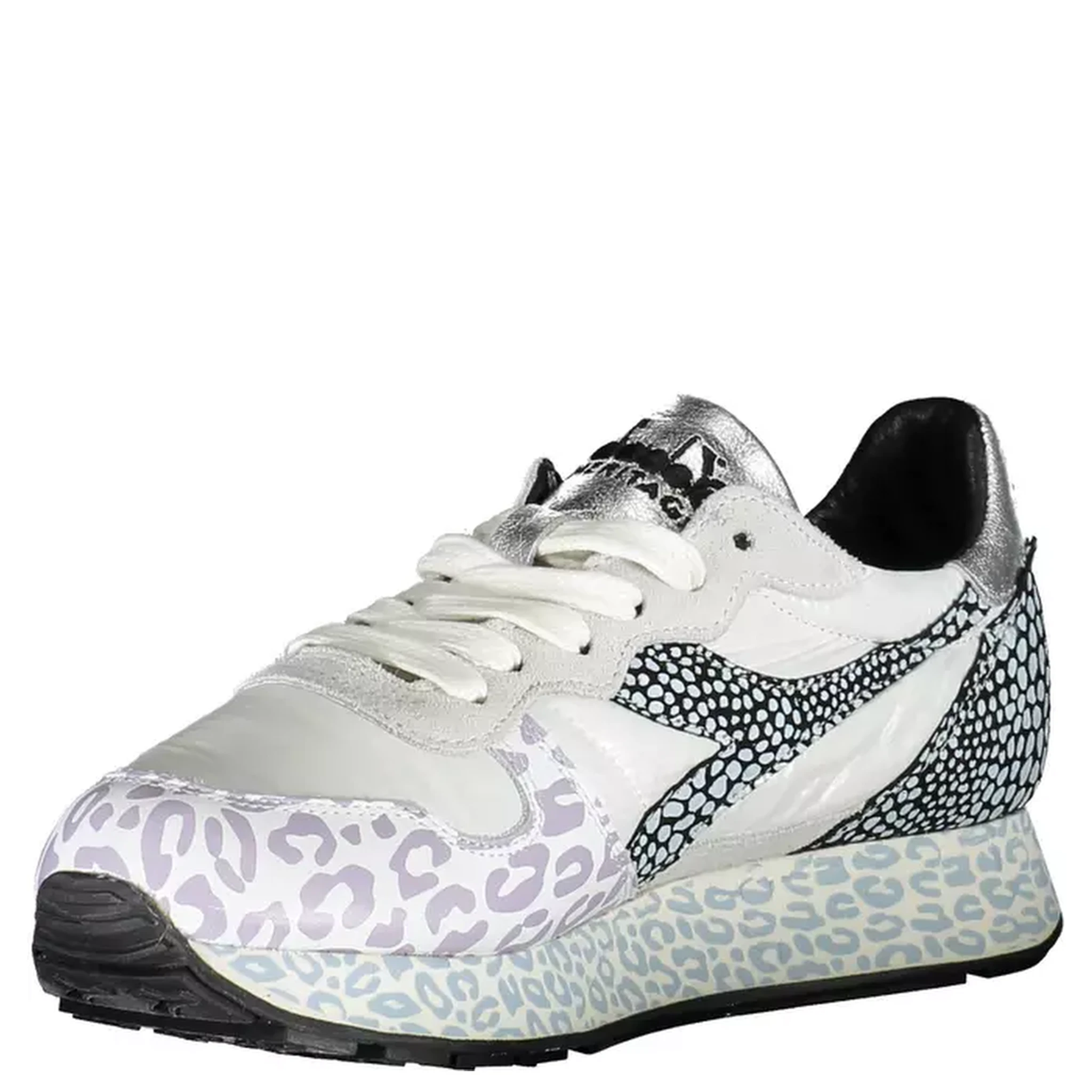 White Fabric Sneaker