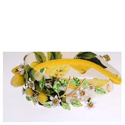 Yellow Lemons Sicily Crystal Diadem Tiara Headband