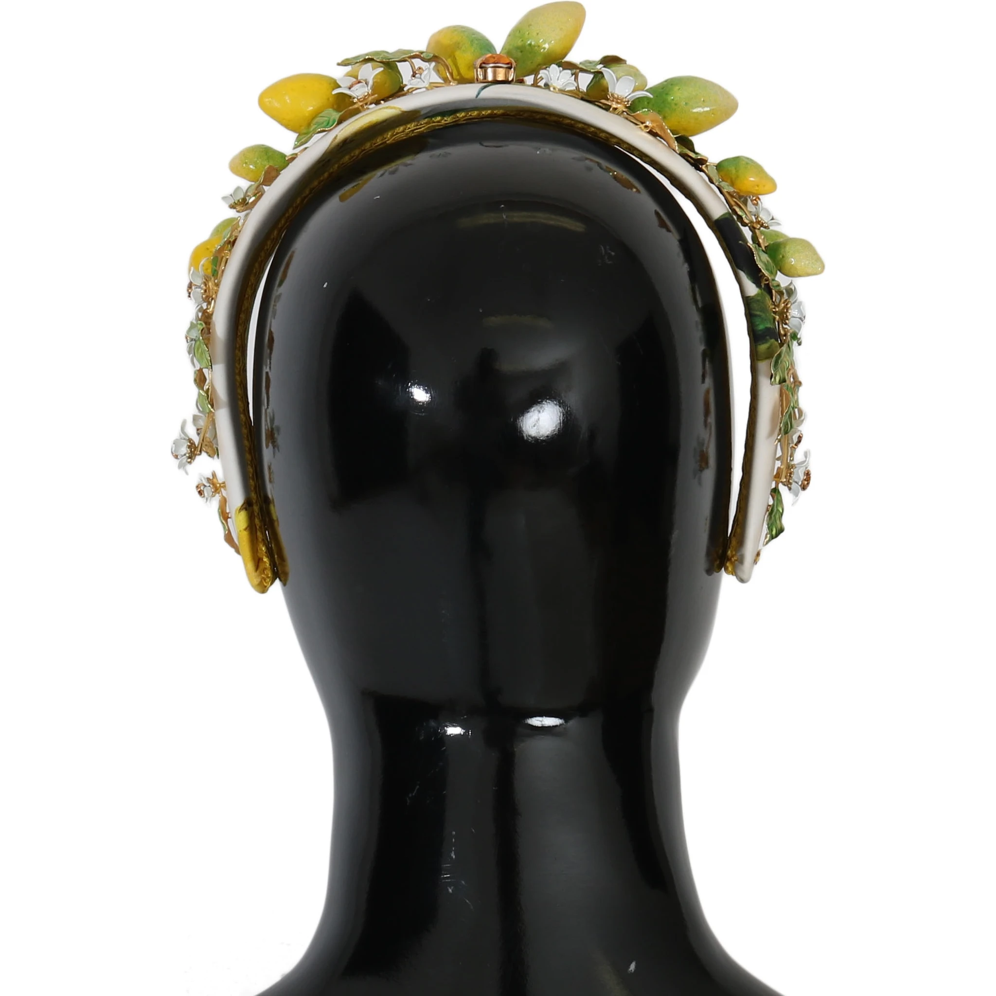 Yellow Lemons Sicily Crystal Diadem Tiara Headband