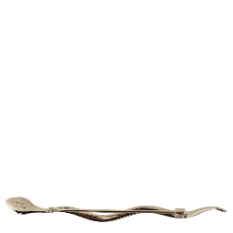 Silver Brass Crystal Spilla Serpente Brooch Pin