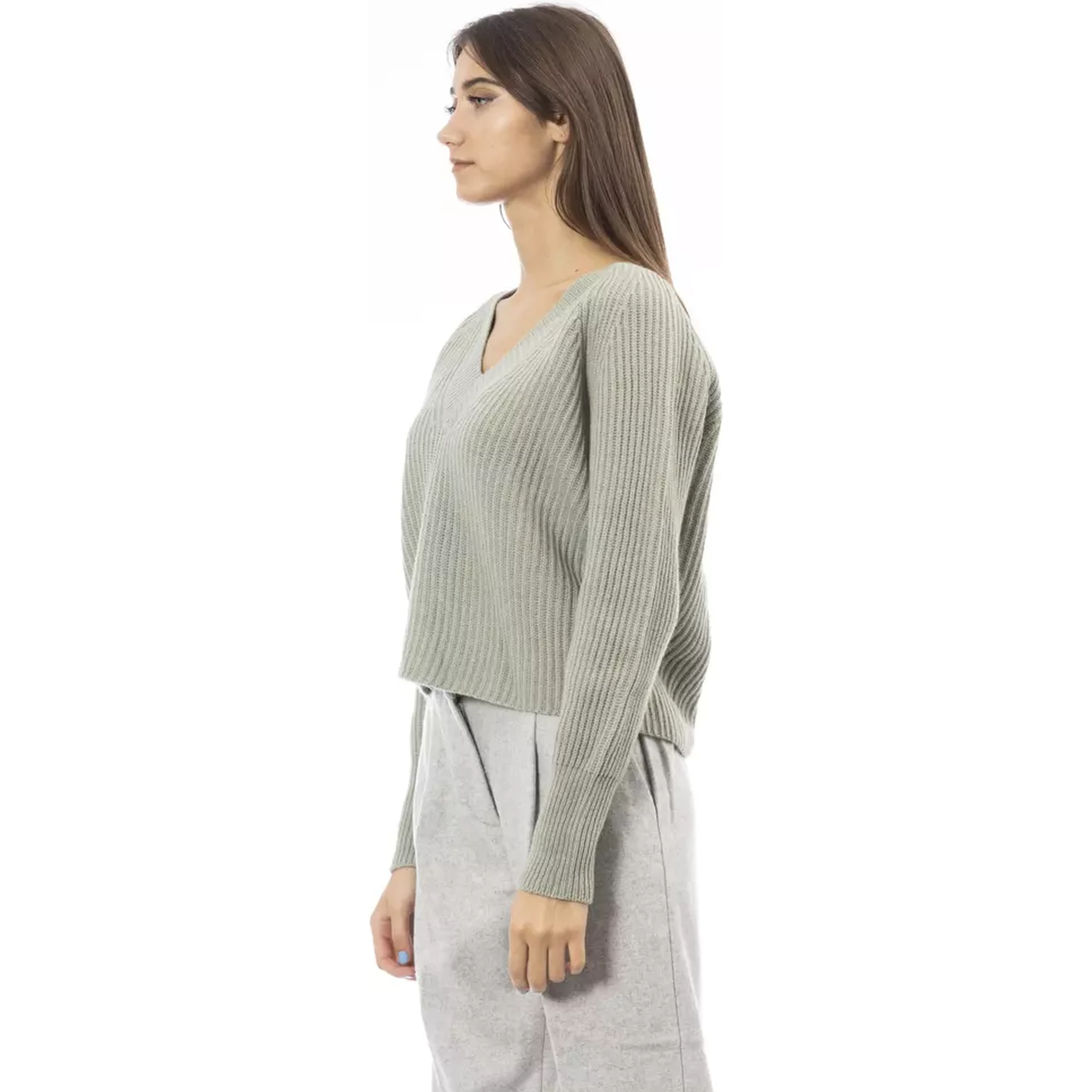 Green Wool Sweater