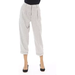 Gray Wool Pant