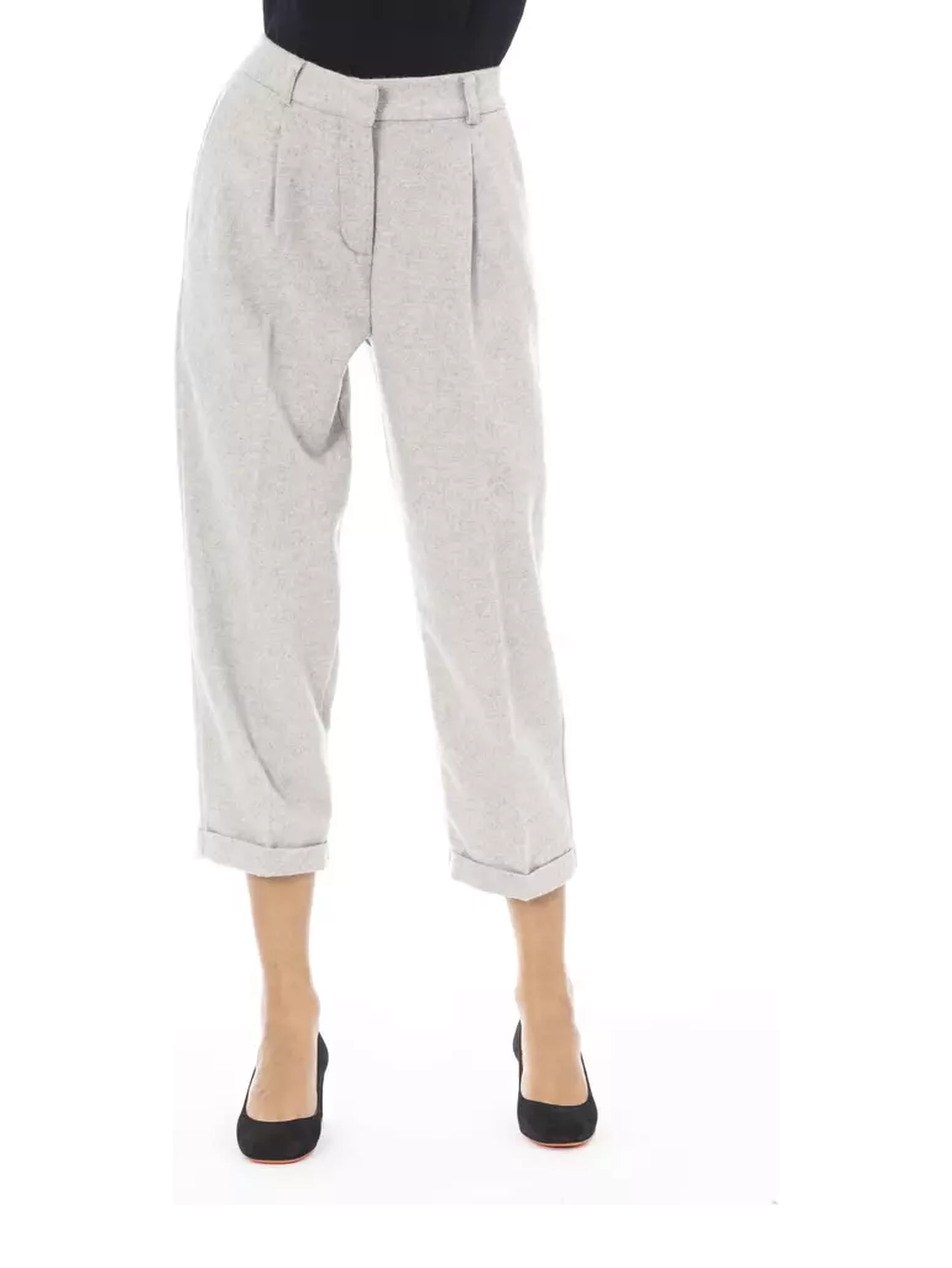 Gray Wool Pant