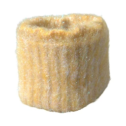 Yellow Polyester Mohair Fiber Neck Wrap Scarf